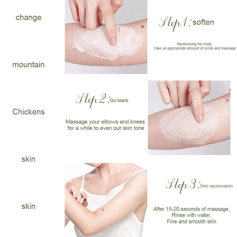 YZKMSKIN Shea Butter Body Scrub Whitening